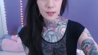 Harliequinnx ballgag pussy play