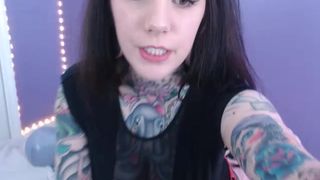 Harliequinnx ballgag pussy play