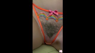 Kendra Sunderland has fun in private jet