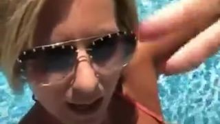 ainsleedivine - sexy mature at the pool