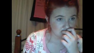 Aus Teen getting horny on cam