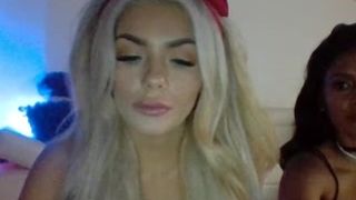 Elainaaxoxo and JiselLynn showing boobies