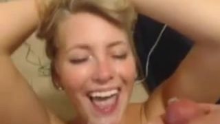 sweet sexy cumface facial