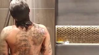 Legendary pornstar Christy Mack erotic shower