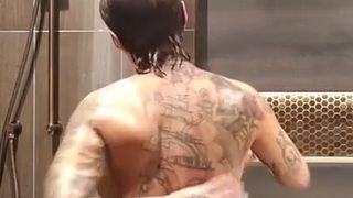 Legendary pornstar Christy Mack erotic shower