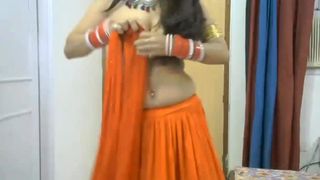 YourRAdhika Erotic striptease in Gagra Choli
