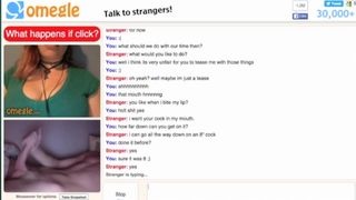 Cute girl with huge tits teases idiot on omegle
