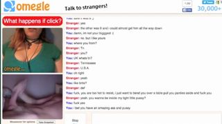 Cute girl with huge tits teases idiot on omegle
