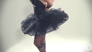 Leanna Decker and Rebecca Carter ballet dancing strip