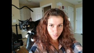 cum tribute Angela's sexy face and tiny boobs