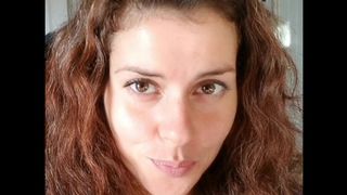 cum tribute Angela's sexy face and tiny boobs