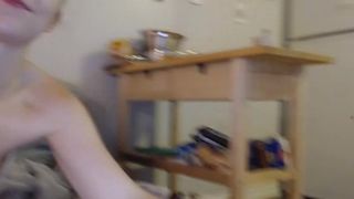 DaniiAngel topless jumping jacks