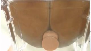 Nia Harris squirts on chair