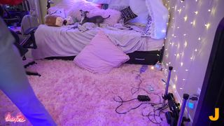 blazefyre - Dog Licking Dildo on Fucking Machine