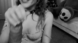 KristieBish - giant dildo tease, funny