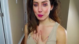 Casssie - extreme dildo deepthroat, gagging, dance
