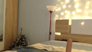 PollyDolll - bouncy dildo ride, dildo blowjob