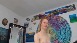 sexyredfox89, ginger, anal plug, hitachi