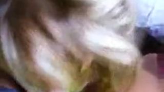 Blowjob in train