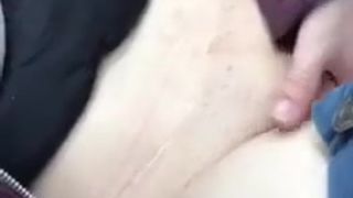 Red Heads Fingering in Car