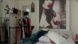 rosaa wearing bra