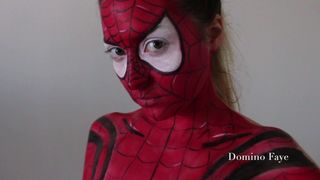 Domino Faye spidergirls web