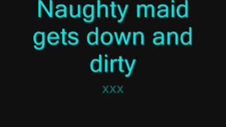 Cara_UK - Naughty Maid Anal Fingering and Cum