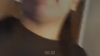 Girl flashing small tits