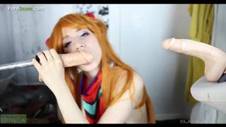 Asuna double blowjob