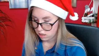 While visions of sugar-plums danced in her head