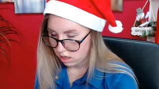 While visions of sugar-plums danced in her head