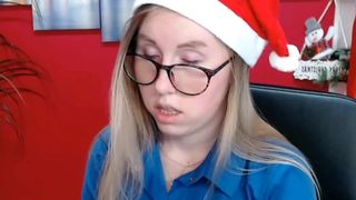 While visions of sugar-plums danced in her head