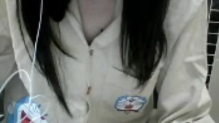 Sexy asian model with pajamas