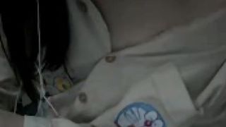 Sexy asian model with pajamas