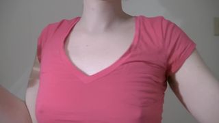 Unknown Model shows off hairy sweaty armpits and sweat