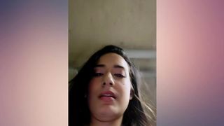 Vanesa in a public parking