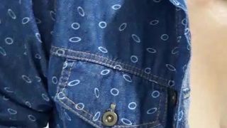 masked blondy babe swallows hot BBC cum