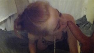 LunaRoux real readheaded slave leia blow job w facial