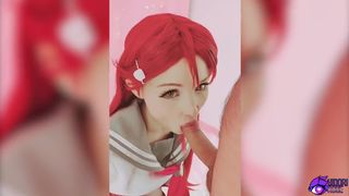 Hidori - Riko Sakurauchi ( Blowjob cum )