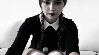 HornyCo57 Wednesday Addams Dildo play