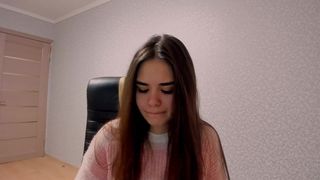 sexy shy babe takes off sweater