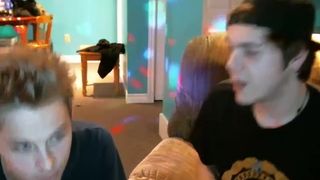 BR Blonde Guy and Best Friend Tease for Cam