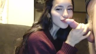 hot girl giving blowjob ;)
