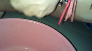 Colombian teen nude - Bella drink her squirt 2
