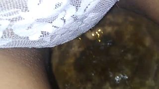Colombian teen nude - Bella pee in pantie