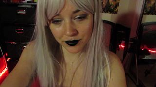 Emma Choice goth girl gets messy face fuck