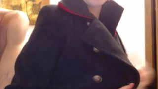 CIM cum in cute masked babe mouth