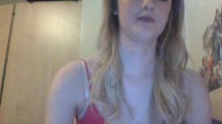 sexystudent93 in red vest top