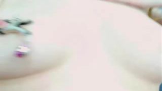 QueenSam short nipple clamps scene March 31, 2018