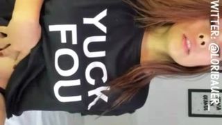 Lori Bauer in Black Thong